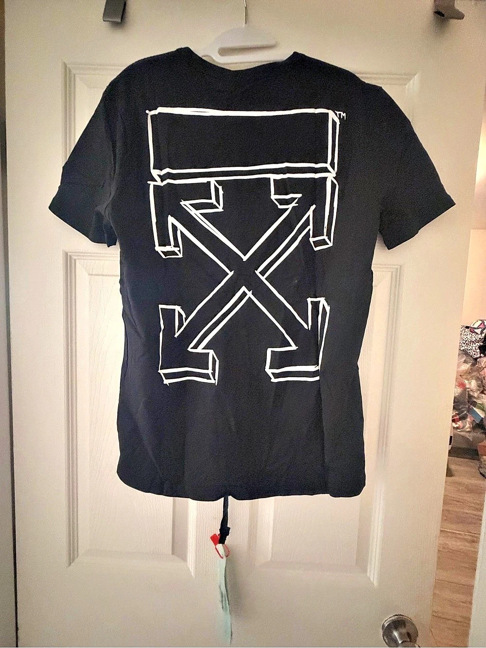 Off-White Arrows T-Shirt Arrows Graphic T-Shirt Black Size Medium NWT